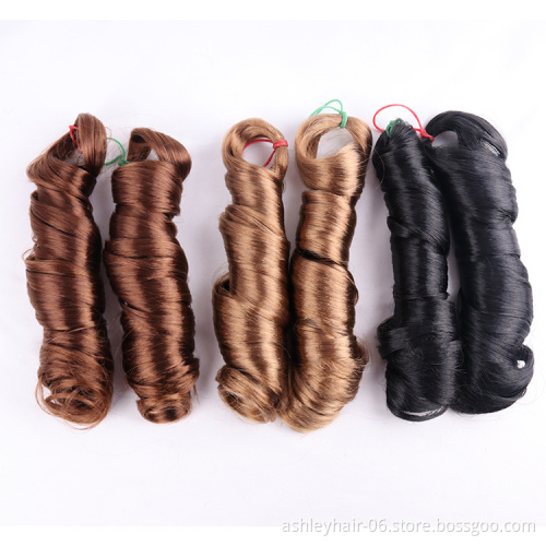 Factory Vendors Wholesale curly braiding hair Bundle Crochet  African Pony Braiding Hair